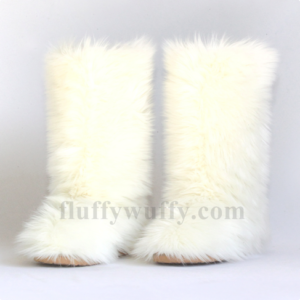 Classic Tall Ivory Cream - Fluffy Wuffy American Brand