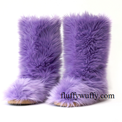 Classic Tall (Item 111) Luscious Lavender - Fluffy Wuffy American Brand