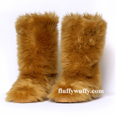 Fluffy Wuffy Faux Fur Boots! The Most Awesome Boots Ever