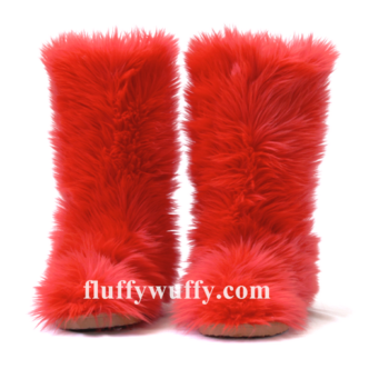 Classic Tall (Item 104) Russian Red - Fluffy Wuffy American Brand