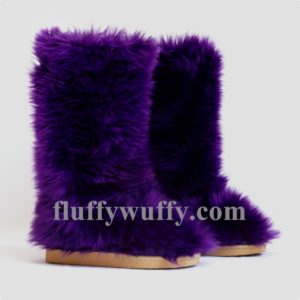 Classic Tall (Item 112) Royal Purple - Fluffy Wuffy American Brand