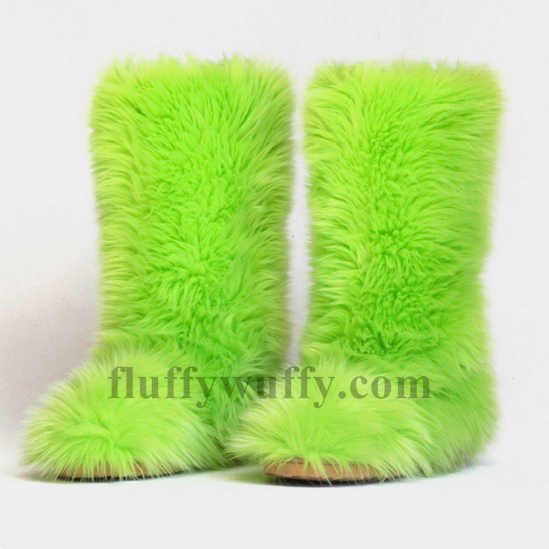 Classic Tall (Item 101) Candy Apple Green - Fluffy Wuffy American Brand